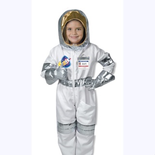 [3-6ปี] รุ่น 8503 ชุดนักบินอวกาศฟรีไซส์ 3-6 ขวบ สูง 100-130 cm Melissa &amp; Doug Role Play Costume – Astronaut รีวิวดีใน Amazon USA ชุดอาชีพเด็ก ซักเครื่องได้ อย่างดี มาลิซ่า