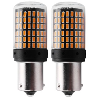 2Pcs Super Bright No Hyper Flash 1156 Canbus Car Led Light BAU15S PY21W 144Smd 3014 Chips Car Led Turn Signal Reverse Tail Light Led Backup Bulbs