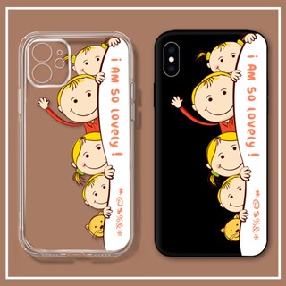 i AM SO LOVELY ！ เคสไอโฟน iPhone X Xr Xs Ma 11 pro maxx เคส iPhone 14 plus case 12 13 14 pro max 7 8 plus เคสมือถือ