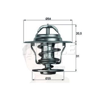 TX 13 87D วาล์วน้ำ Beetle Golf Passat, A4 A6 026121113 (ยี่ห้อ MAHLE)