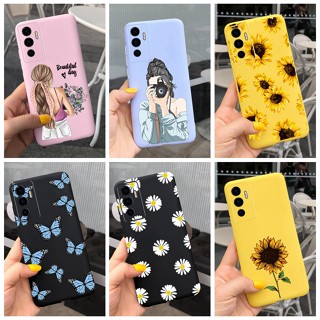 เคสโทรศัพท์มือถือ ซิลิโคนนิ่ม TPU ลายดอกทานตะวัน และดอกเดซี่สวยงาม สําหรับ Vivo V23e V23 4G 5G V23 Pro V23e V 23 23e 2022