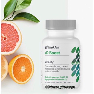 🛒พร้อมส่ง Vitamin D3 - Shaklee วิตามินดี3 (2,000 IU) ยี่ห้อแชคลีย์ 90 เม็ด