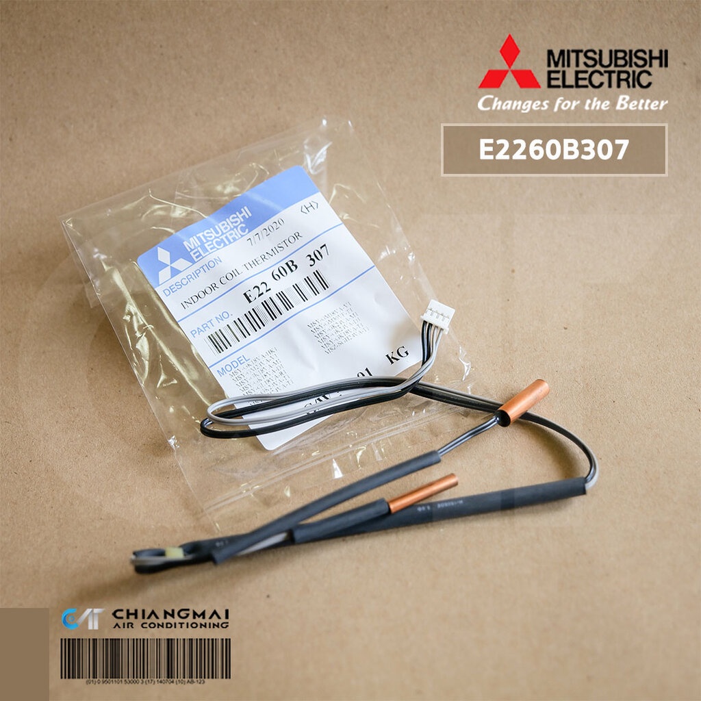 E2260B307 เซ็นเซอร์แอร์ Mitsubishi Electric เซ็นเซอร์แอร์มิตซูบิชิ เซ็นเซอร์น้ำแข็ง (INDOOR COIL THERMISTOR) อะไหล่แอ… ราคา ถูกที่สุด ดีลบีเคเค