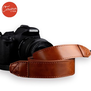 Caravan Crew Leather Strap for Camera สายคล้องกล้องแบบหนัง ห้อยคอ มี 3 สี ห้อยสบายไม่ปวดคอ