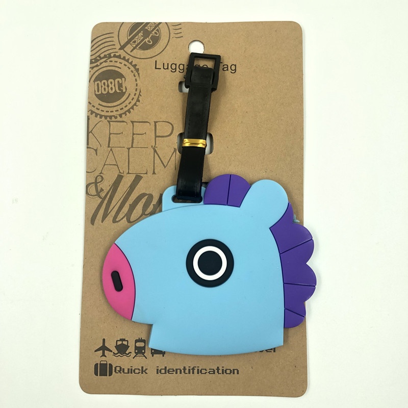 ป้ายแท็กกระเป๋าเดินทาง ลายการ์ตูน Bts - รูปที่ 3