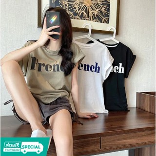 KSA[พร้อมส่ง] เสื้อยืดแขนสั้นลายสกรีนตัวหนังสือ วัยรุ่น oversize เสื้อผ้าแฟชั่นเกาหลี เสื้อโอเวอร์ไซส์ผู้หญิงน่ารัก สวยๆ