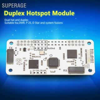 [คลังสินค้าใส]BSuperage โมดูลฮอตสปอตบอร์ด Mmdvm Dual Hat Duplex 10Mw Rf Power 2 Onboard Adf7021 32 Bits Arm