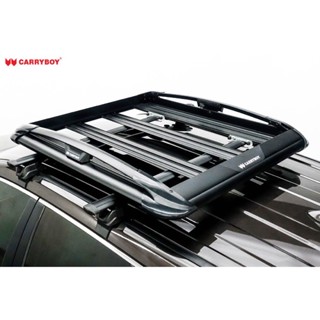 Carryboy แร็คแครี่บอย CB-550X ROOF RACKS แร็คหลังคาอลูมิเนียมพร้อมคานขวาง สีเงิน สีดำ แครี่บอย แร็คหลังคา รถกระบะ รถเก๋ง