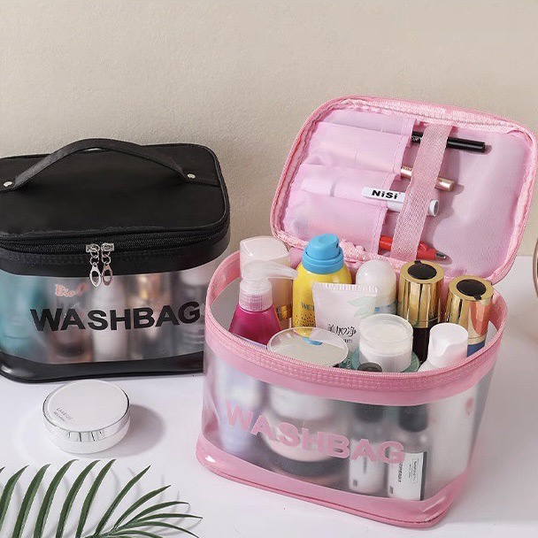 bunnyshop พร้อมส่ง กระเป๋าเก็บเครื่องสำอาง กระเป๋าเครื่องสำอาง กันน้ำได้ รุ่น 4020