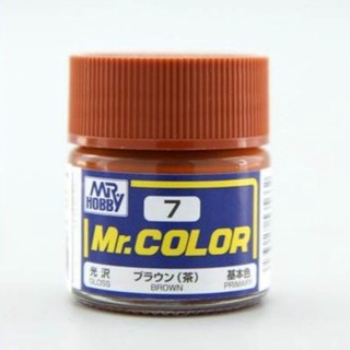 สีสำหรับโมเดล Mr.COLOR C7 BROWN