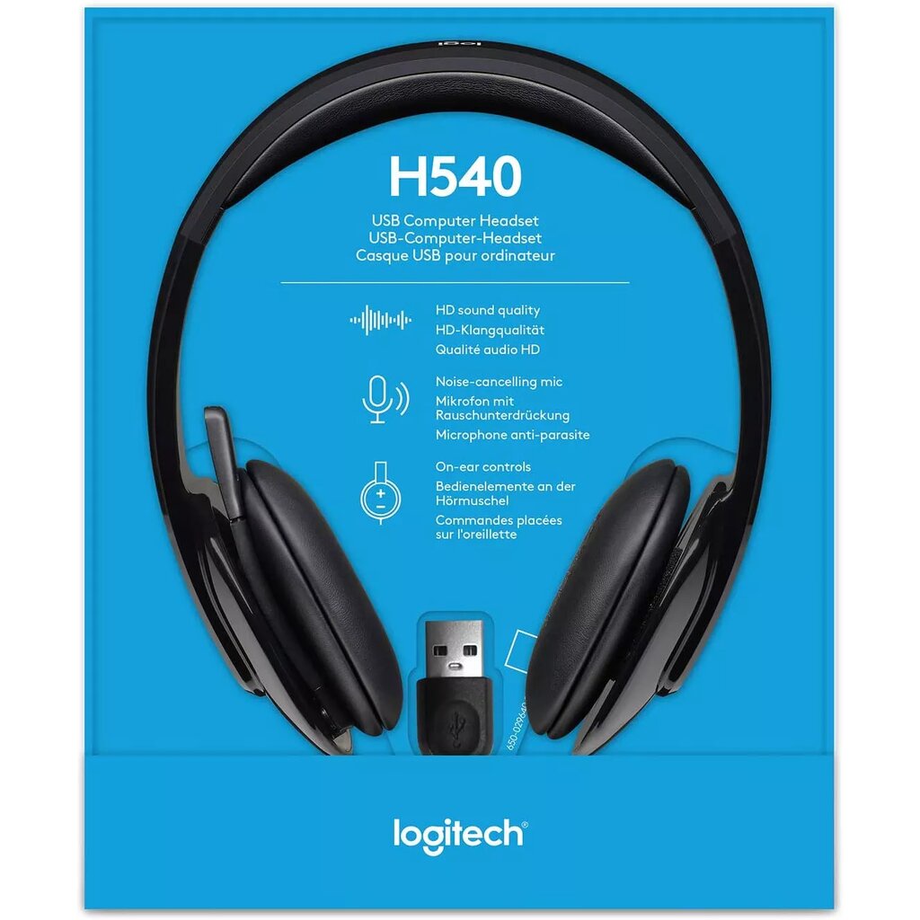LOGITECH H540 USB COMPUTER HEADSET รับประกันศูนย์ 2 ปี #5