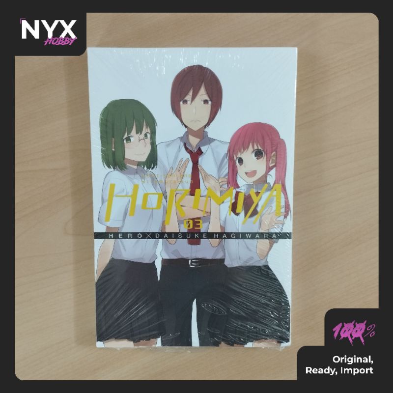 Horimiya Manga การ์ตูนภาษาอังกฤษนําเข้าเล่ม 3