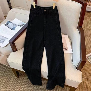 💥มีไซซ์ S-3XL💥New กางเกงยีนส์ทรงหลวมสไตล์เกาหลี เอวสูง หลากสี ทรงสวย กางเกงใส่สบาย ยอดนิยม
