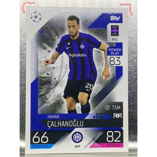 การ์ดนักฟุตบอล 2022/23 Hakan Calhanoglu การ์ดสะสม FC Internazionale milano การ์ดนักเตะ อินเตอร์มิลาน inter milan