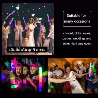 (พร้อมส่งในไทย) กระบอกโฟม LED แท่งโฟมคอนเสิร์ต ยาว47.5cm. (ปรับไฟได้3ระดับ) กระบอกโฟมเรืองแสง ไฟจัดงานปาร์ตี้ ไฟคอนเสิร์