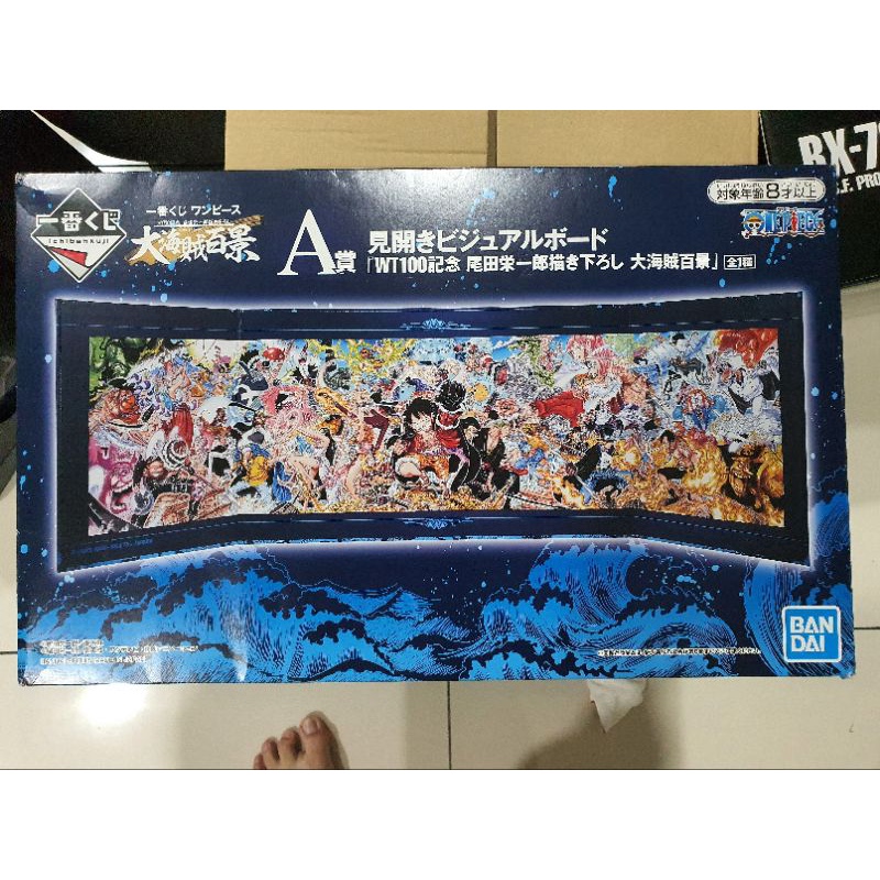 Bandai One Piece Ichiban Kuji WT100 รางวัลบอร์ดแสดงผล