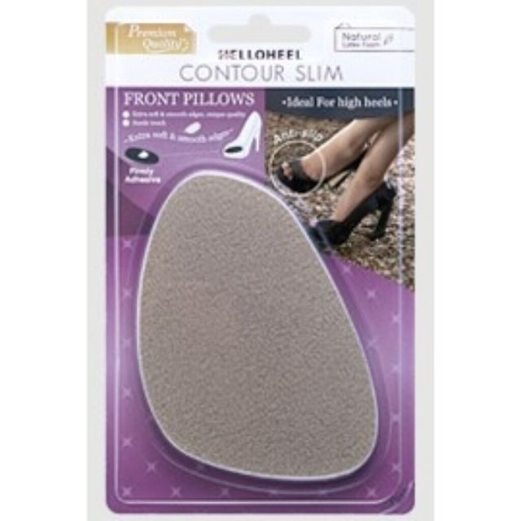 HelloHeel แผ่นเสริมด้านหน้าเท้าแบบขอบบาง กันลื่นไถลสำหรับรองเท้าส้นสูง รุ่น PCF-TBR