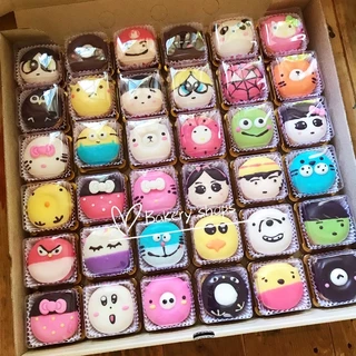โดนัท Set วันเกิด 36 ชิ้น (แยกชิ้น ฐานสีทอง) กดสั่งซื้อทักบอกชื่อในข้อความ