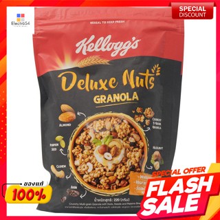 เคลล็อกส์ ดีลักซ์ นัท กราโนล่า 220 ก.Kelloggs Deluxe Nut Granola 220 g.