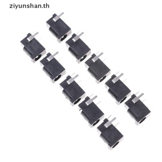 ziyunshan 10 Pcs Black 3 Pin 3.5mm x 1.3mm DC Power Jack Socket PCB Mount  th