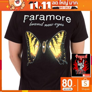 เสื้อวง Paramore เสื้อยืด พาร์อะมอร์ เสื้อยืดผู้ชาย Rock เสื้อวินเทจ RCM1379