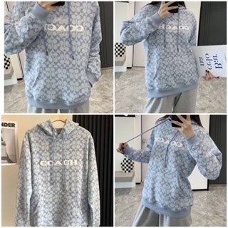 พร้อมส่ง เสื้อฮู้ดแขนยาว ผ้าสำลี ผ้าฝ้าย งานปัก คอลใหม่