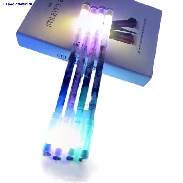 จัดส่งทันที(🎉พร้อมส่ง🎉) ปากกาควง ลายราศี มีไฟ LED ฝึกทักษะ ฝึกสมาธิ สวยมากก
