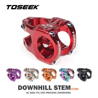 Toseek ST006 คอแฮนด์รถจักรยาน อะลูมิเนียมอัลลอย น้ําหนักเบา ความแข็งแรงสูง สั้น 35 มม. สําหรับรถจักรยานเสือภูเขา