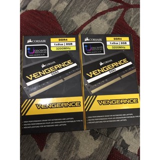 ram notebook corsair vengeance 8gb/bus3200 ddr4 ของใหม่ ยกกล่อง ประกัน lt advice