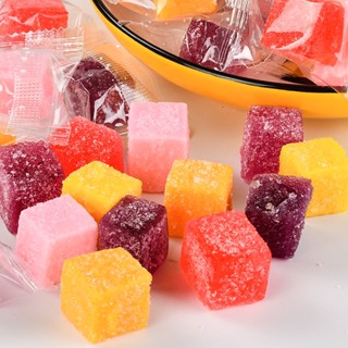 Mango Candy Gummy Net Red Snacks ของว่างในสำนักงาน ลูกอมรสผลไม้บรรจุหีบห่อแยกกัน