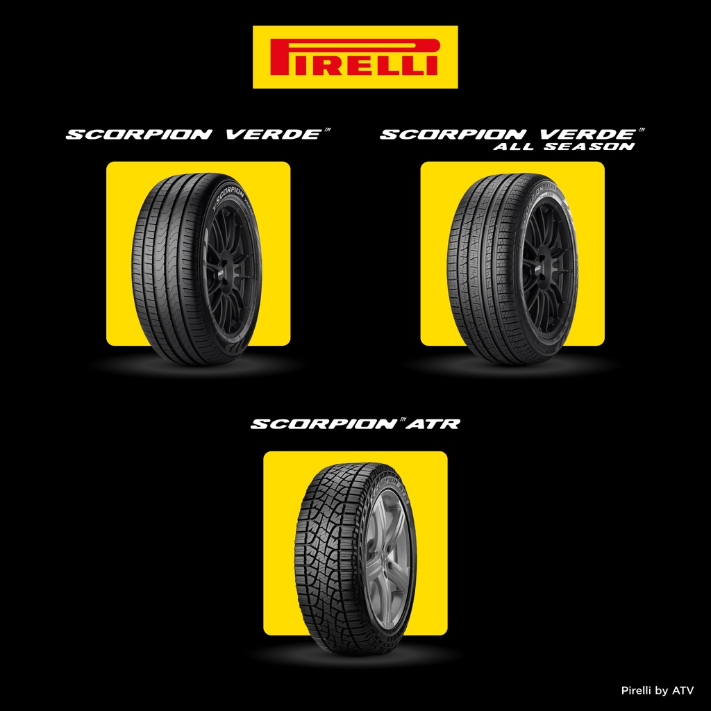 [พร้อมบริการติดตั้ง] PIRELLI ยางรถยนต์ รถSUV / รถกระบะ ขอบ 16"-22" นิ้ว (4 เส้น) (สอบถามสต๊อกสินค้าก่อนสั่งซื้อ)