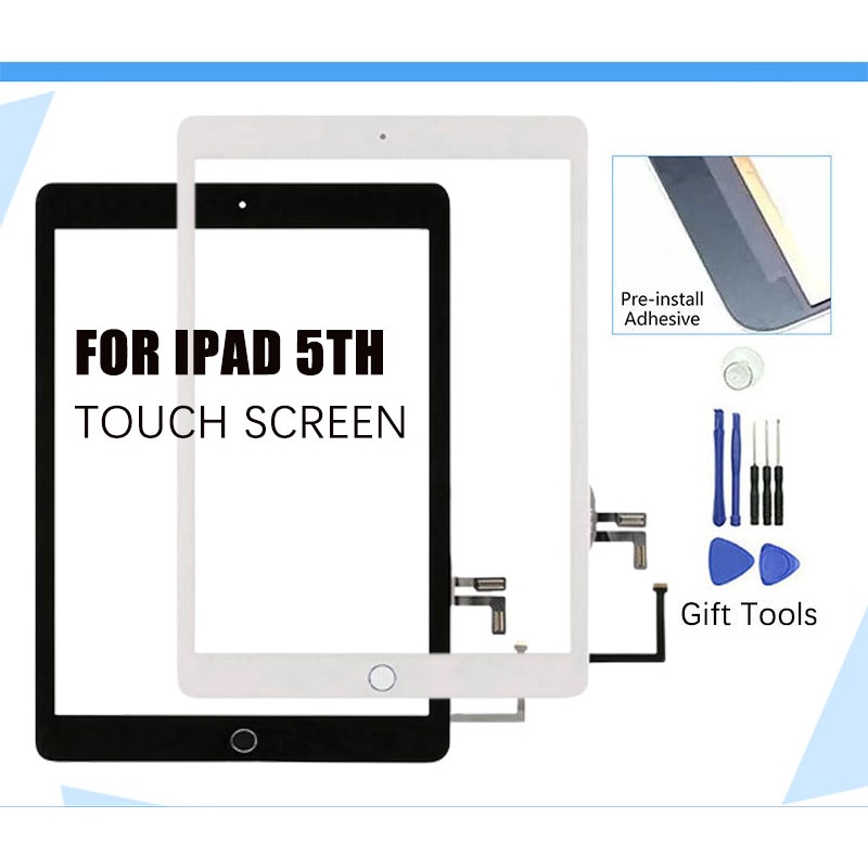 ใหม่ แผงหน้าจอสัมผัส LCD แบบเปลี่ยน สําหรับ iPad 5 5th Gen 2017 A1823 A1822 iPad5