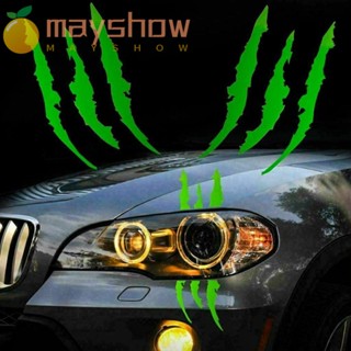 Mayshow สติ๊กเกอร์สะท้อนแสงสําหรับตกแต่งรถยนต์ 2 ชิ้น