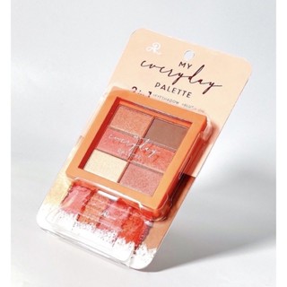 AR My Everyday Palette 8g.อายเชโดว์6เฉดสี