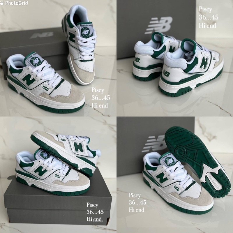 🎊🛍รองเท้าผ้าใบ New balance 550รุ่นมาใหม่ รองเท้าผ้าใบงามแท้ใส่ได้ทั้งผู้หญิงและผู้ชาย