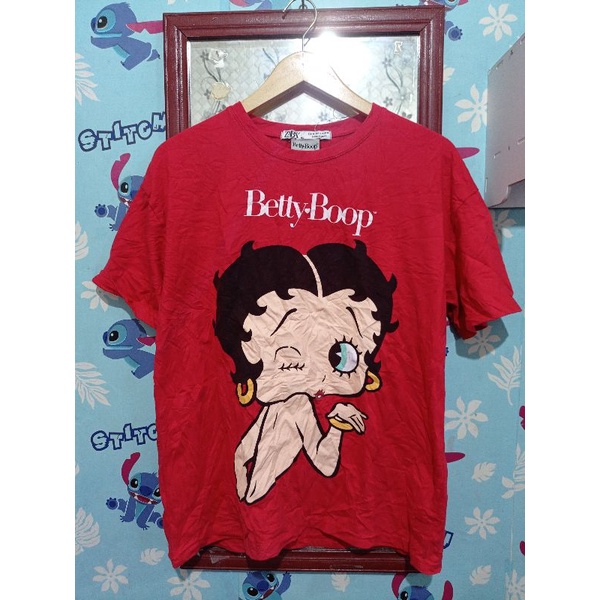 เสื้อยืด Zara X betty boop มือสอง ถูกที่สุด