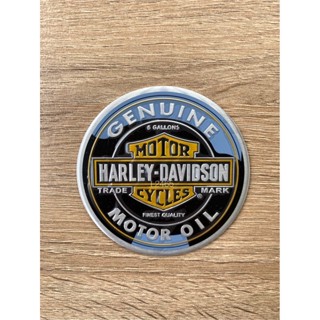 โลโก้ HARLEY DAVIDSON ขนาด 9 cm. อะลูมิเนียม ราคาต่อชิ้น