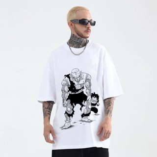 Dragon Ball Anime T-Shirt for Men Piccolo Son Gohan Inspired Cotton Loose Clothing Oversize Teeเสื้อยืด