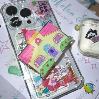 เคสป้องกันโทรศัพท์มือถือใส แบบนิ่ม ลายคริสต์มาส กันกระแทก สําหรับ Iphone 14pro max 13 11 12 14 13promax 12 11 xr xs 7 8plus