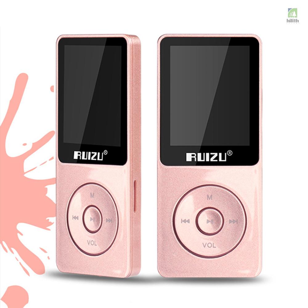 Hilith) RUIZU X02 เครื่องเล่น MP3 MP4 8GB 1.8 นิ้ว การ์ด TF วิทยุ FM บันทึก E-book เวลา ปฏิทิน #6