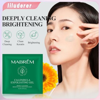 Mabrem Calendula Exfoliating Gel Cream Clean Up Pores Facial Scrub Moisturizing Nourishing Repair Exfoliating Gel Whitening Repair Blackhead HO