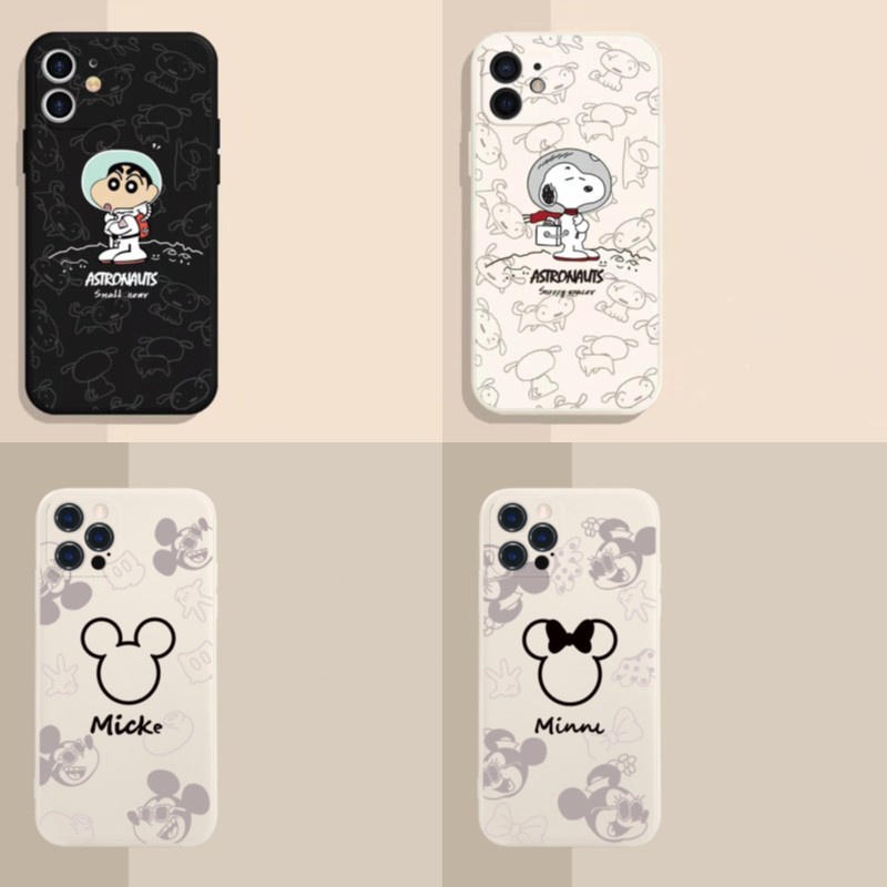 เคส OPPO A3 A3X Reno 12 12F 11 11F 10 8 8T 8Z 7 7Z 6 6Z 5 4 4Z 2F 4G 5G F11 Pro F9 F7 F5 Reno12 Reno12F Reno11 Reno11F Reno10 Pro+ Plus Reno8 Z T Reno8T Reno8Z Reno7 Reno7Z Reno6 Reno6Z Reno5 Reno4 Reno2 F Cartoon Mouse Snoopy Protect Camera Soft Case