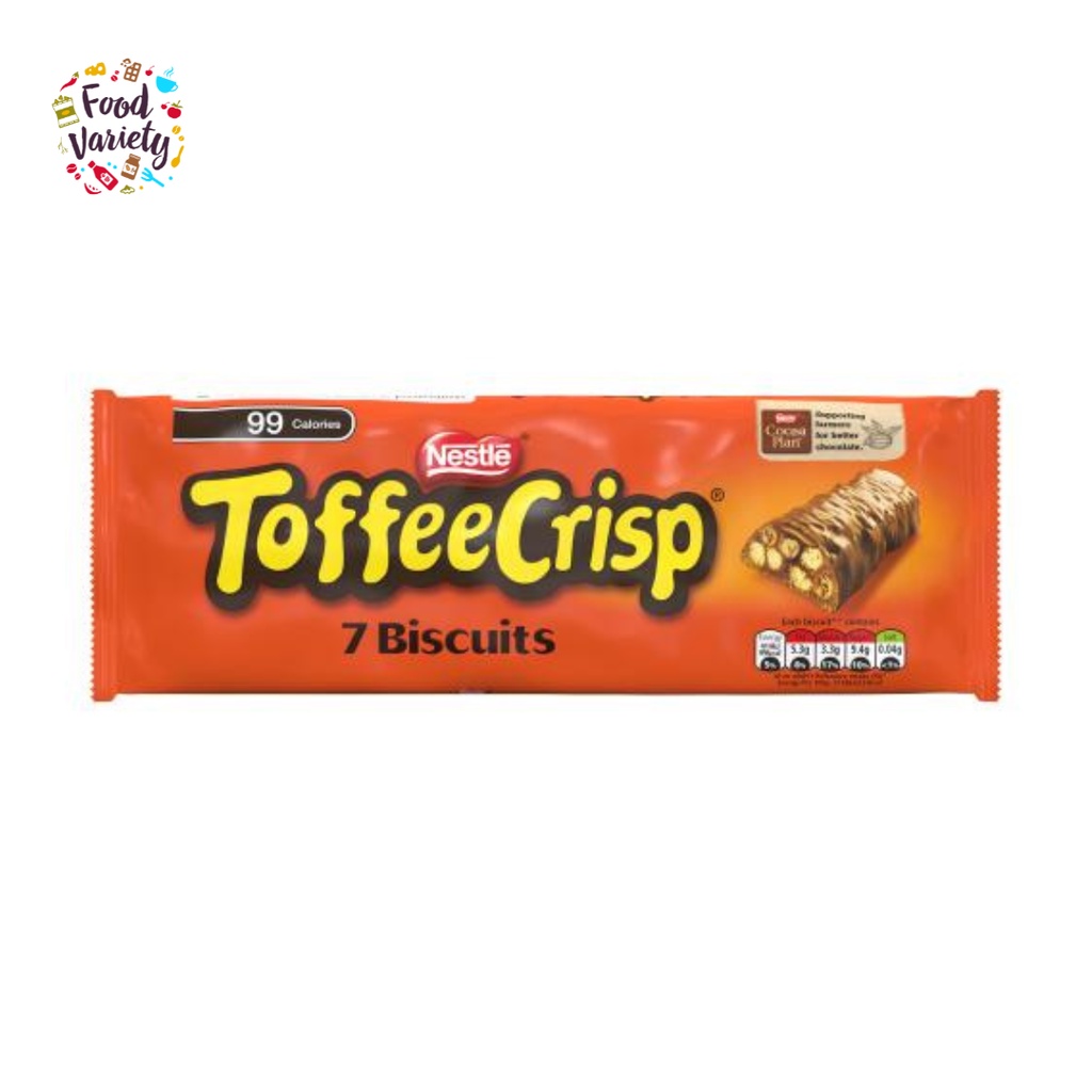 Nestle Toffee Crisp Chocolate Biscuits 7 Pack 130.9g