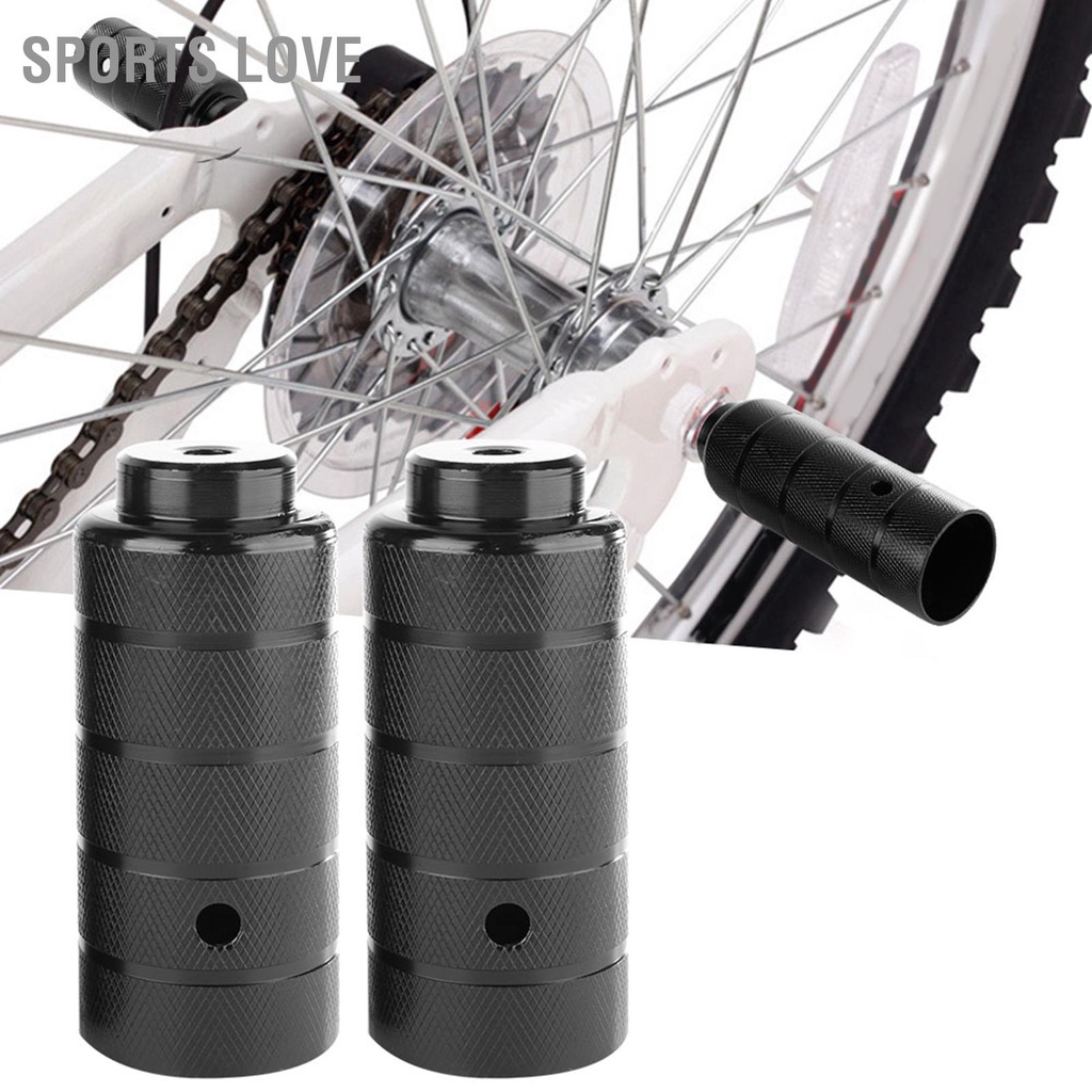 ที่พักเท้า เหล็ก อุปกรณ์เสริม สําหรับรถจักรยาน Bmx 1 คู่