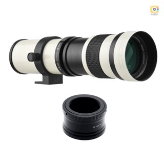 Camera MF Super Telephoto Zoom Lens F/8.3-16 420-800mm T2 Mount with M-mount Adapter Ring 1/4 Thread Replacement for  M M2 M3 M5 M6 Mark II M10 M50 M100 M200 Cameras