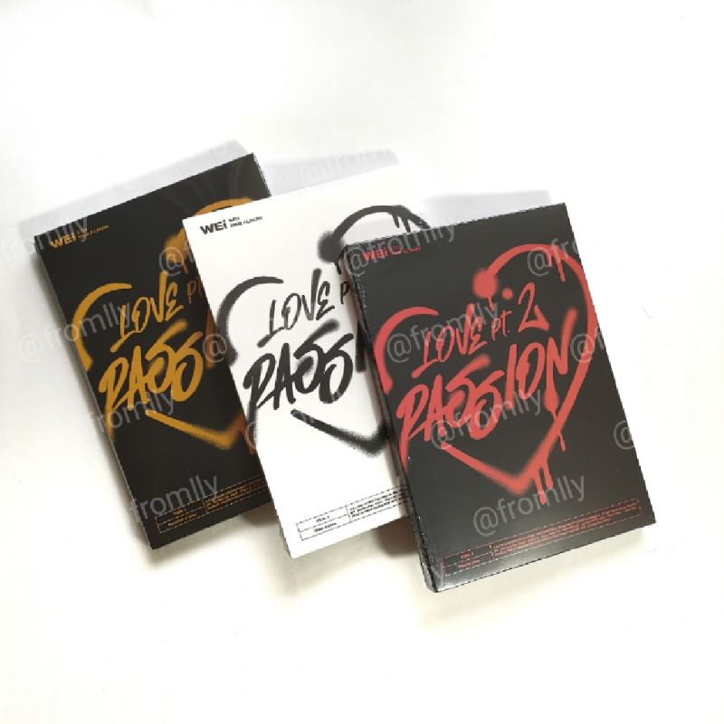 [READY] WEi Love Pt.2 Passion Ver. Passion of Love / Gain a Love / อัลบั้มปิดผนึกความรักอันดุร้าย Da