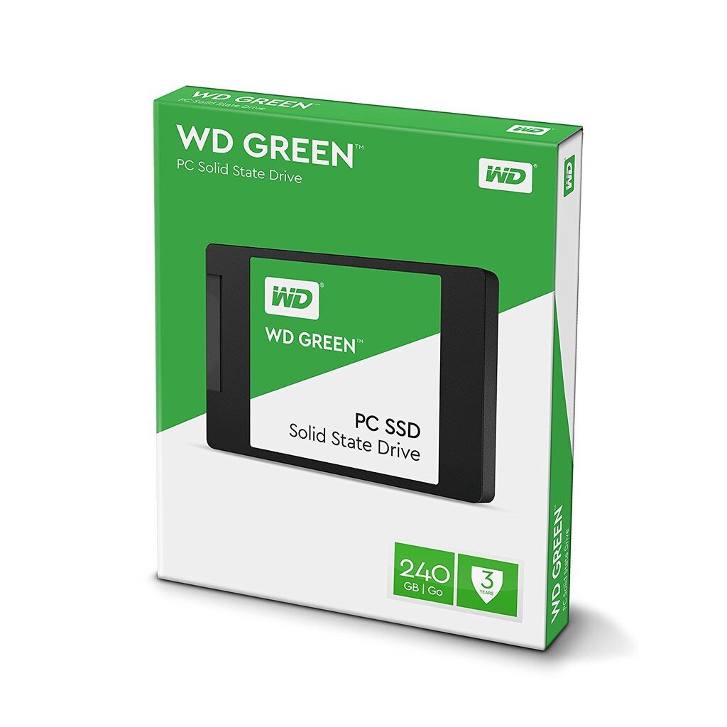 ⚡️กรุงเทพฯด่วน1ชั่วโมง⚡️ 240 GB SSD (เอสเอสดี) WD GREEN SATA WDSSD240GB-SATA-GREEN-3D รับประกัน 3 ปี