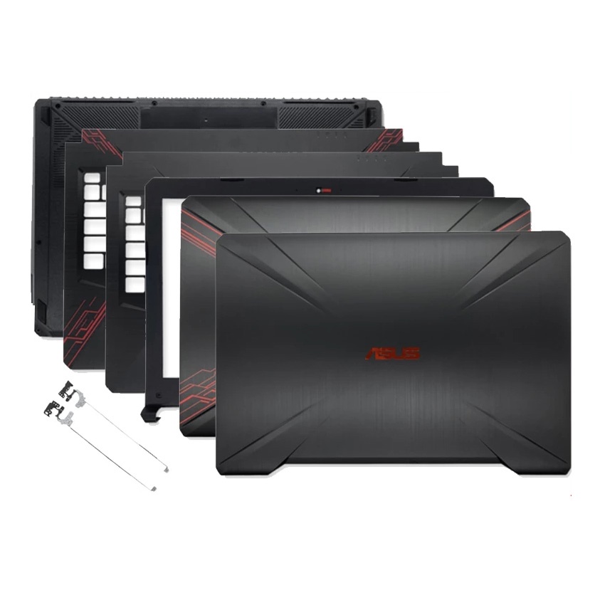 ใหม่สําหรับ ASUS FX504 FX504G FX504GD/GE FX80 FX80G FX80GD แล็ปท็อปปกหลัง LCD/กรอบด้านหน้า/บานพับ/Palmrest/ด้านล่าง