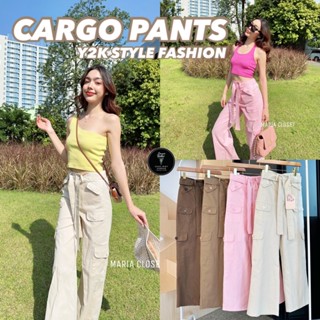 🇰🇷maria closet🇰🇷cargo pants Y2K style กางเกงคาโก้ขายาว งานดี ทรงสวยเลยค่ะรุ่นนี้