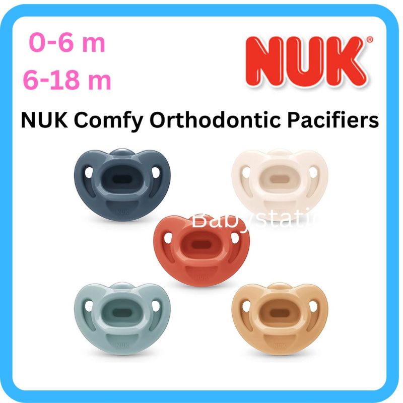 (ออกใบกำกับภาษีได้) (USA) จุกหลอก NUK Sensitive Orthodontic  (1แพค = 3 ชิ้น)